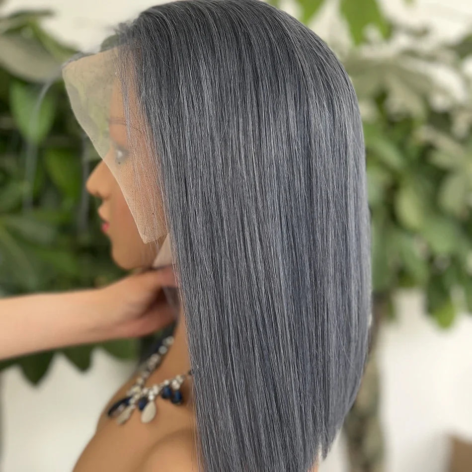 613 Blonde Bob Wig Human Hair Bleached Remy Brazilian Cheap 13x4 Straight Short Bob Wig 100% Human Hair Closure Wig Pre Plucked