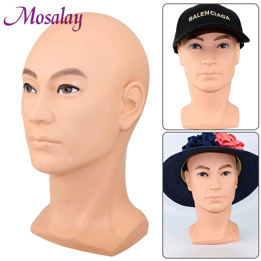 New Mannequin Head Wig Stand With Adjustable Wig Tripod Stand Holder  For Wigs Making Display With T Pins /Wig Cap For Free Gift